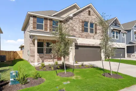 New construction Single-Family house 104 Palo Brea Lp, Hutto, TX 78634 plan Georgia - image