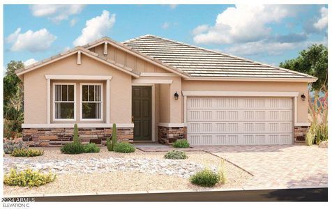 New construction Single-Family house 40403 W Michaels Drive, Maricopa, AZ 85138 Raleigh- photo 0