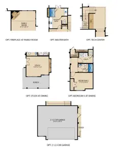 New construction Single-Family house 105 Wagon Spoke Wy, Liberty Hill, TX 78642 plan Dormer First - image