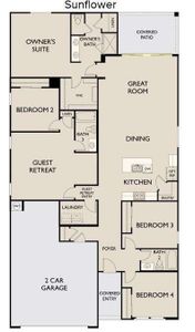 New construction Single-Family house 32123 N Saddlehorn Dr, San Tan Valley, AZ 85140 Sunflower Homeplan- photo 3 3