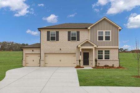 New construction Single-Family house 3784 Aiyana Wy, Bethlehem, GA 30620 plan Portland - image