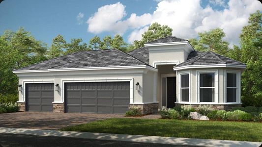 New construction Single-Family house 13225 Sw Portico Wy, Port St. Lucie, FL 34987 plan Lazio 3-Car - image