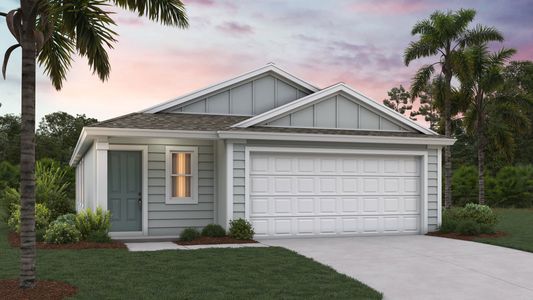 New construction Single-Family house 21 Flagstick Ln, Bunnell, FL 32110 plan Downing+ - image