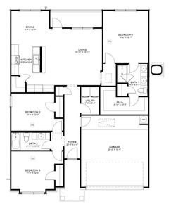 New construction Single-Family house 552 Gus Lp, Georgetown, TX 78626 plan Trinity - image 3