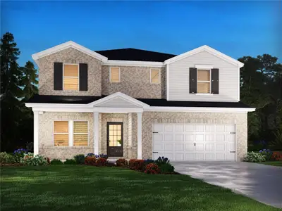 New construction Single-Family house 586 Tallulah Ln, Grayson, GA 30017 plan Johnson - image