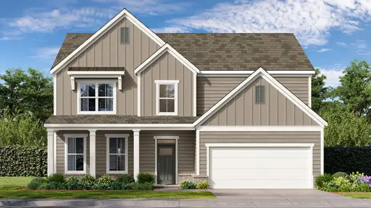 New construction Single-Family house 1197 Holland Rd, Powder Springs, GA 30127 plan Lynnbrook - image