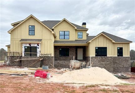 New construction Single-Family house 443 Races Rd, Hoschton, GA 30548 Norwood- photo 0