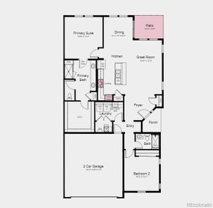 Structural Options Added Include: Patio and Gourmet Kitchen