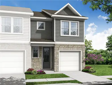 New construction Townhouse house 526 Crown Dr, Emerson, GA 30137 plan The Durant A - image