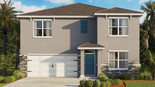 New construction Single-Family house 4910 Marshelder St, Apopka, FL 32712 plan Parker - image