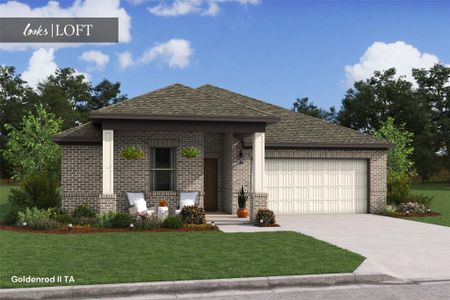 New construction Single-Family house 693 Daniels Lake Ln, Dayton, TX 77535 plan Goldenrod II - image