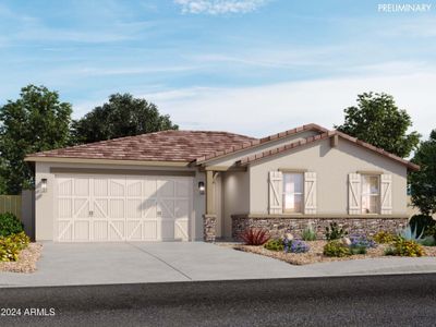 New construction Single-Family house 25240 N 160Th Drive, Surprise, AZ 85387 Cedar- photo 0