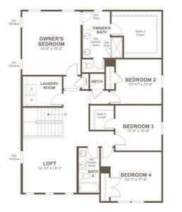 2nd Floorplan - Representative Photo