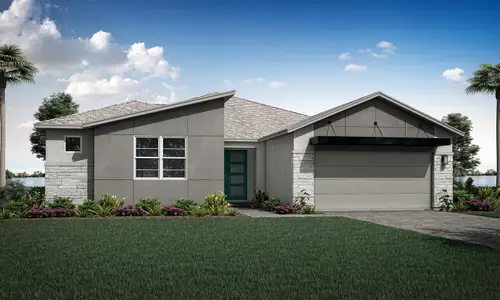 New construction Single-Family house 10840 Sw Orana Dr, Port St. Lucie, FL 34987 plan Biscayne Bay - image