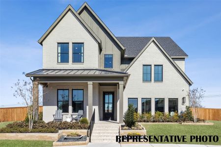 New construction Single-Family house 9599 Hedge St, Frisco, TX 75035 Rochelle- photo 1 1