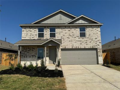 New construction Single-Family house 29002 Pearl Barley Way, Hockley, TX 77447 Littleton- photo 0