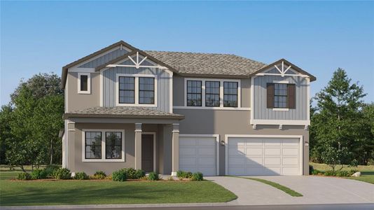 New construction Single-Family house 9710 Runaway Breeze Drive, Land O' Lakes, FL 34637 - photo 0