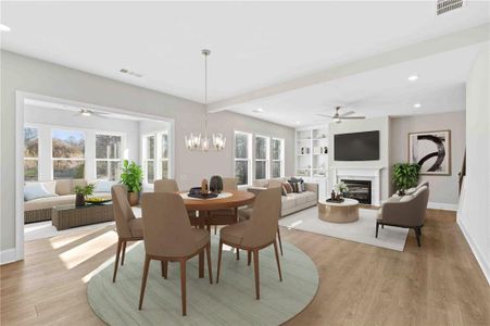 New construction Single-Family house 715 Crest Line Trl, Powder Springs, GA 30127 plan Windsong - image 5