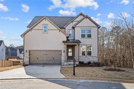 New construction Single-Family house 23 Rockberry Ct, Dallas, GA 30157 The Hickory A- Unfinished Base- photo 13 13