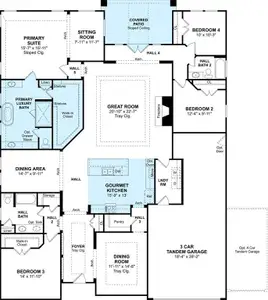 The Margaret floor plan by K. Hovnanian Homes. 1st Floor shown. *Prices, plans, dimensions, features, specifications, materials, and availability of homes or communities are subject to change without notice or obligation.