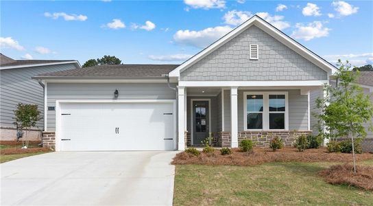 New construction Single-Family house 3434  Arrow Root Circle, Loganville, GA 30052 The Dawson A- photo 0