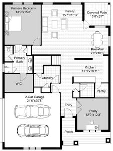 New construction Single-Family house 4045 Westfork Wy, Springtown, TX 76082 plan The Bradford - image 4