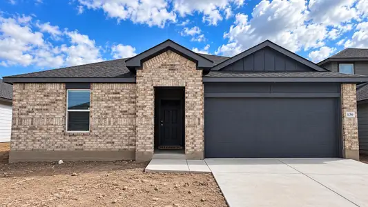 New construction Single-Family house 136 Baby Calf Roping Rd, Jarrell, TX 76537 plan Baird - image