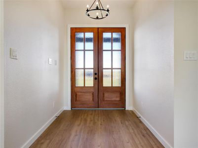 Grand double entry door