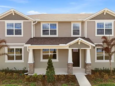 New construction Townhouse house 10047 Gazebo Aly, Orlando, FL 32832 plan Aurora - image