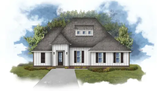 New construction Single-Family house 14 S St. Claire Ln, Freeport, FL 32439 plan Cartier III G - image