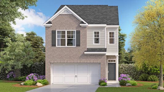 New construction Single-Family house 460 Silver Moon Dr, Loganville, GA 30052 plan SALISBURY Express (23'8" wide) - image