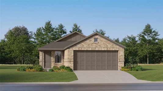 New construction Single-Family house 857 Village Brook Drive, Willis, TX 77378 Kitson- photo 0