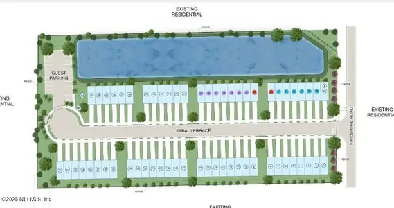 New construction Townhouse house 7241 Sabal Ter, Jacksonville, FL 32210 plan Juniper - image