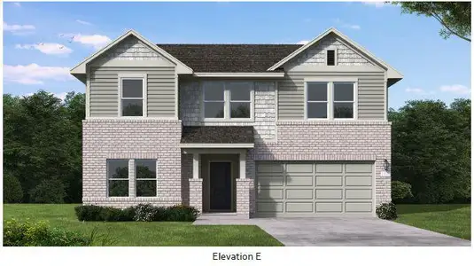 New construction Single-Family house 251 Red Tail Hawk Ln, Cedar Creek, TX 78612 plan Donley - image