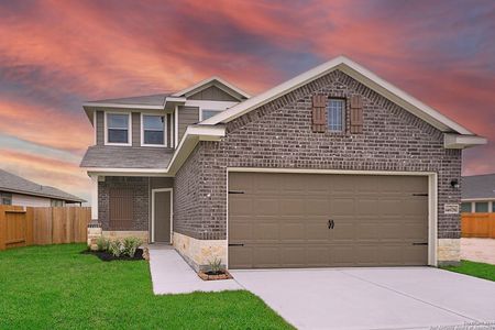 New construction Single-Family house 14926 Fischer Garden, San Antonio, TX 78253 Matagorda- photo 0