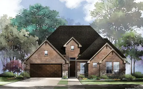 New construction Single-Family house 1417 Gifford Park, Bulverde, TX 78163 Clark : 60-2551F.1- photo 0 0