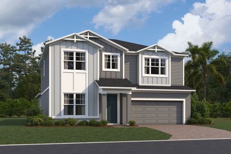 New construction Single-Family house 3057 Kissimmee Park Rd, St. Cloud, FL 34772 plan Cambria - Eco Series - image