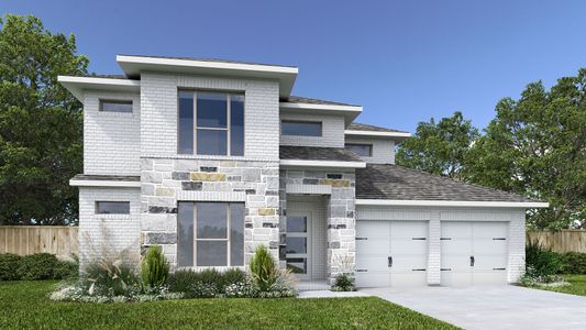 New construction Single-Family house 909 Violet Sunset Drive, Georgetown, TX 78628 3088W- photo 0