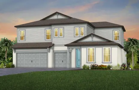 New construction Single-Family house 9813 Autumn Ridge Ave, Riverview, FL 33578 plan Merlot - image