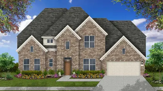 New construction Single-Family house 19119 Apple Fritter Dr, Manvel, TX 77578 plan Palmhurst - image