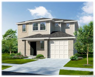 New construction Single-Family house 3007 Lindenwood Way, San Antonio, TX 78245 Swift- photo 0