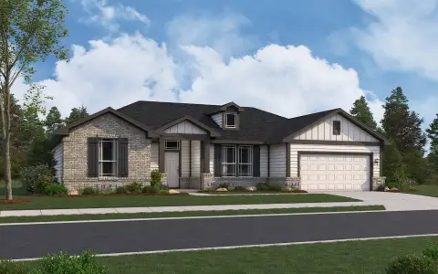New construction Single-Family house 1578 Vista View Dr, Pleasanton, TX 78064 plan Carter - image