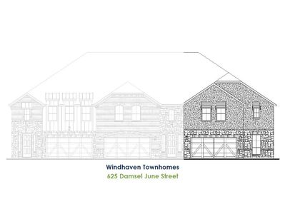 New construction Single-Family house 625 Damsel June St, Lewisville, TX 75056 plan TH Building 8 Unit 3 W - image