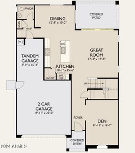 Lot 292 Daisy Floorplan 1st floor