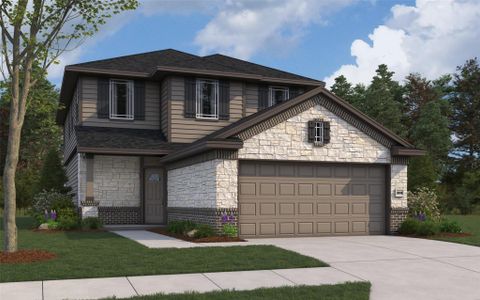 New construction Single-Family house 22450 Kinley St, New Caney, TX 77357 plan Mansfield - image