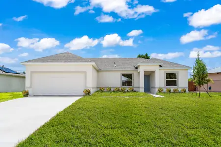 New construction Single-Family house 2519 59Th St W, Lehigh Acres, FL 33971 plan Clearwater - image