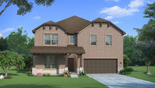 New construction Single-Family house 6917 Freight Train Ln, Fort Worth, TX 76123 Cypress II V- photo 0