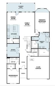 New construction Single-Family house 809 Purmela St, Leander, TX 78641 plan Balcones II - image