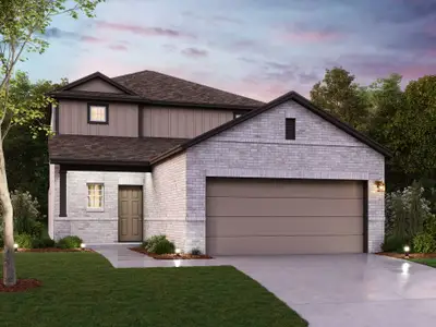 New construction Single-Family house 14160 Olney Dr, Pilot Point, TX 76258 plan Rosemary - 30' Smart Series - image