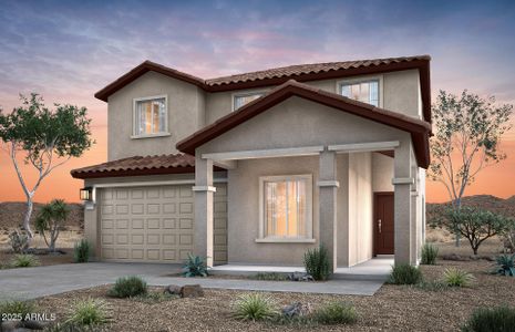 New construction Single-Family house 42860 W Peters Dr, Maricopa, AZ 85138 Sunflower- photo 0 0